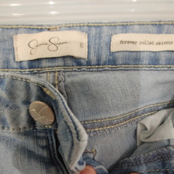 3/$15 Jessica Simpson cropped skinny jeans - Picture 1 of 4
